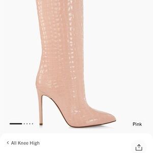 Paris Texas Pink Heeled Boots